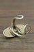 Natural turquoise adjustable ring LECCE
