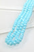 GLASS BEAD AND KNOTTED THREAD LONG NECKLACE LECCE