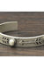 Arrowhead Natural White Turquoise "C" Cuff Bracelet LECCE