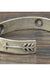 Arrowhead Natural White Turquoise "C" Cuff Bracelet LECCE