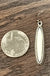 1.5" Long, Natural White Turquoise Earrings isac trading