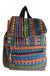 Tribal Boho Canvas Multi Colored Back Pack LECCE