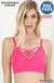 Front v-lattice bralette with removable bra pads LECCE