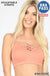 Front v-lattice bralette with removable bra pads