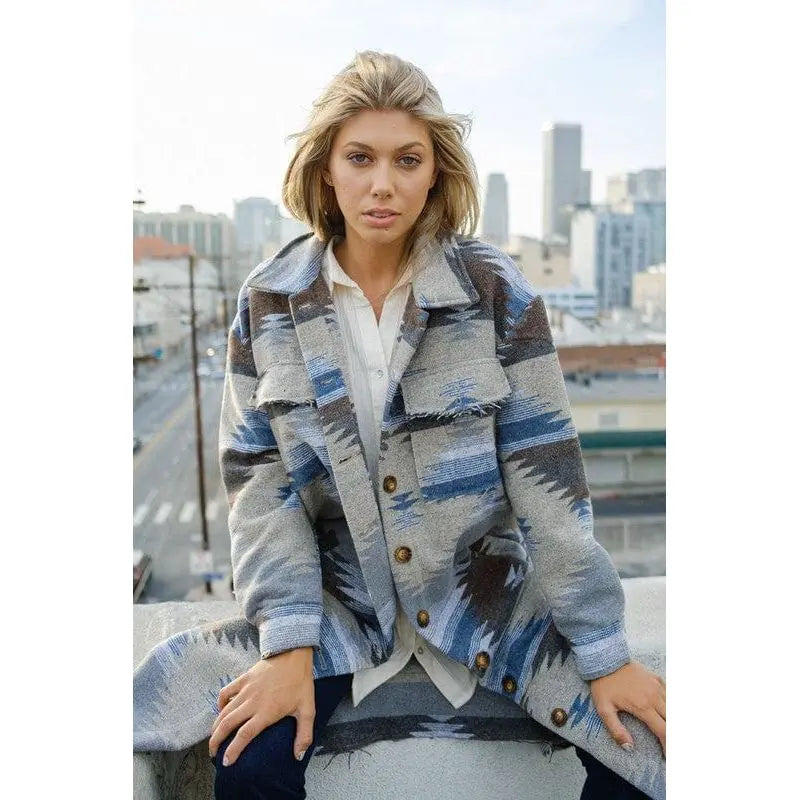 Aztec long coat