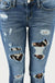 Leopard Print Patch Skinny
