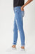 Mid rise hem detail ankle skinny jeans KanCan