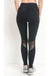 HIGH WAIST SLANTED MESH FULL LEGGINGS