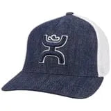 Hooey "Coach" denim/white hat