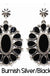 Squash Blossom Earring SILVER / BLACK