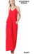V-Neck Cami Maxi Dress w/ Pockets LECCE