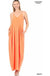 V-Neck Cami Maxi Dress w/ Pockets LECCE