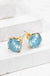Cubic Zirconia Post Earrings LECCE