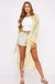 Yellow Peach Love Kimono