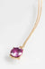 Cubic Zirconia Pendant Short Necklace LECCE