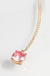Cubic Zirconia Pendant Short Necklace LECCE
