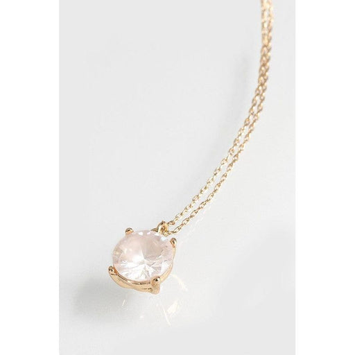 Cubic Zirconia Pendant Short Necklace LECCE