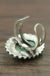 Natural turquoise adjustable ring LECCE