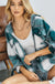 Oversize plaid shirt jacket