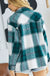 Oversize plaid shirt jacket
