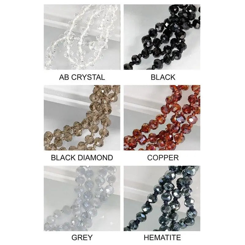 Stunning 6MM Beaded Long Necklace