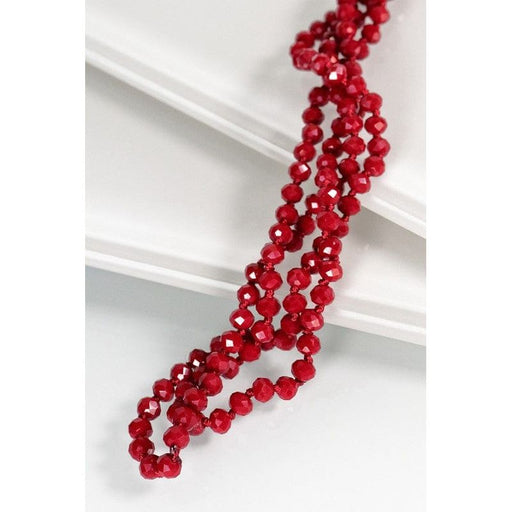 Stunning 6MM Beaded Long Necklace