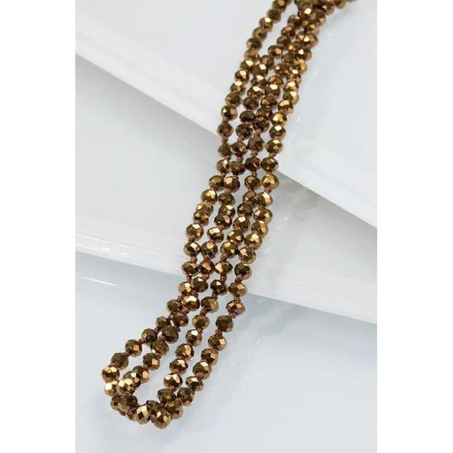 Stunning 6MM Beaded Long Necklace
