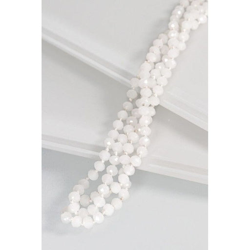 Stunning 6MM Beaded Long Necklace