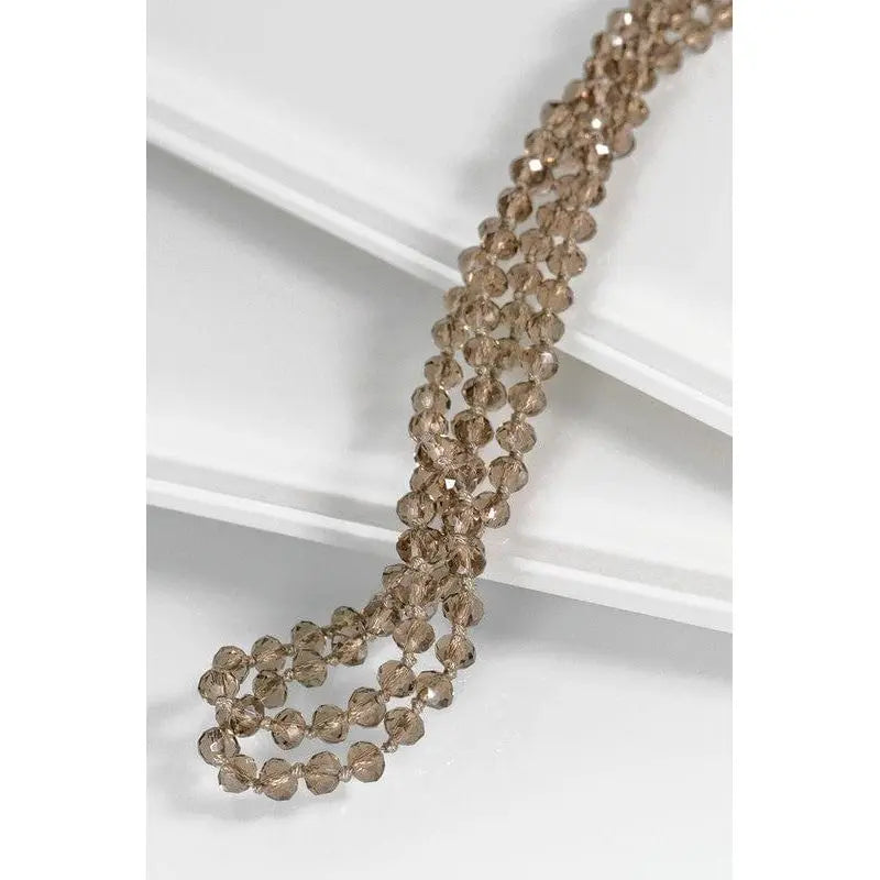 Stunning 6MM Beaded Long Necklace