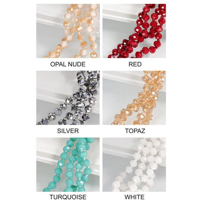 Stunning 6MM Beaded Long Necklace