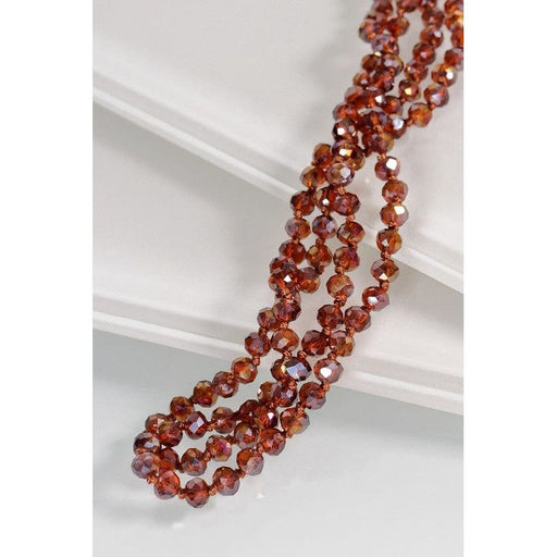 Stunning 6MM Beaded Long Necklace