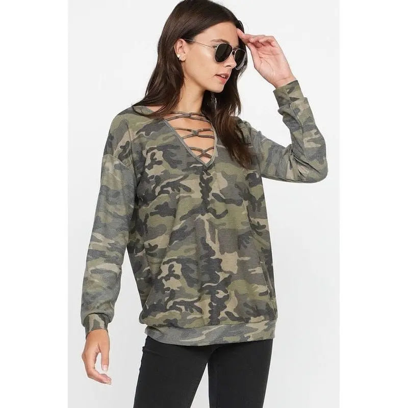 CAMOUFLAGE FRENCH TERRY