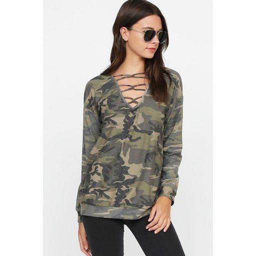 CAMOUFLAGE FRENCH TERRY