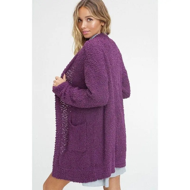 POPCORN OPEN CARDIGAN