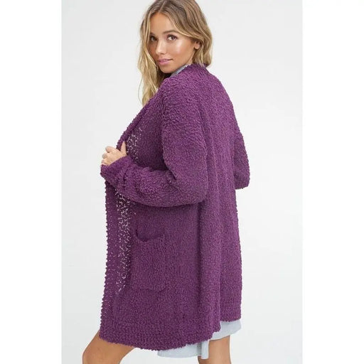 POPCORN OPEN CARDIGAN