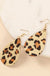 Animal Print Tear Drop Earrings LECCE