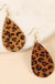 Animal Print Tear Drop Earrings LECCE