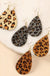 Animal Print Tear Drop Earrings LECCE