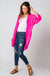 Neon Solid Kimono Cardigan