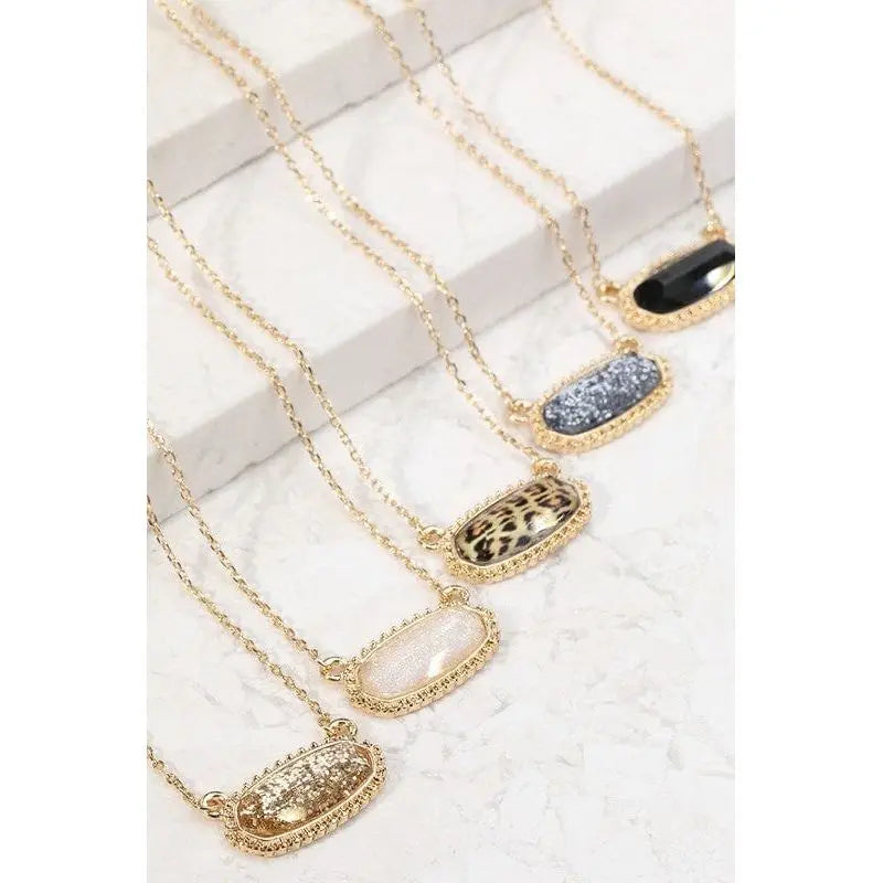 Resin Charm Necklace