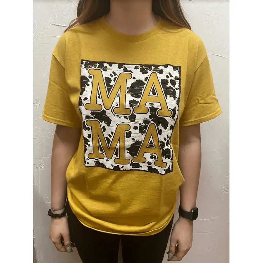 Cow mama t-shirt T-art fashion