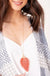 Hammered Metal and Colored Tassel Necklace LECCE