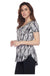 Round Hem Snake Print Tunic Top LECCE