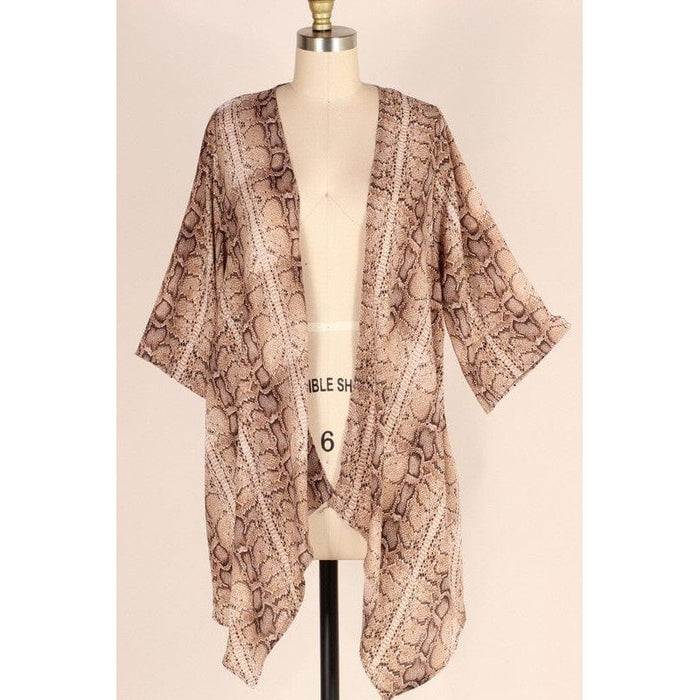 Loose fit snake woven cardigan