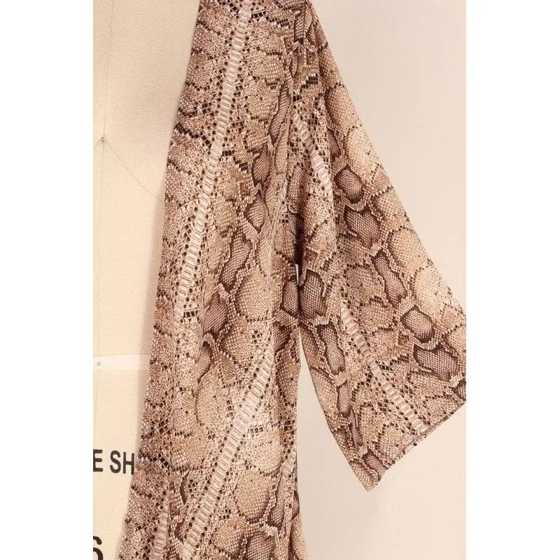 Loose fit snake woven cardigan LECCE