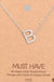 Silver Initial A Pendant Necklace A-Z