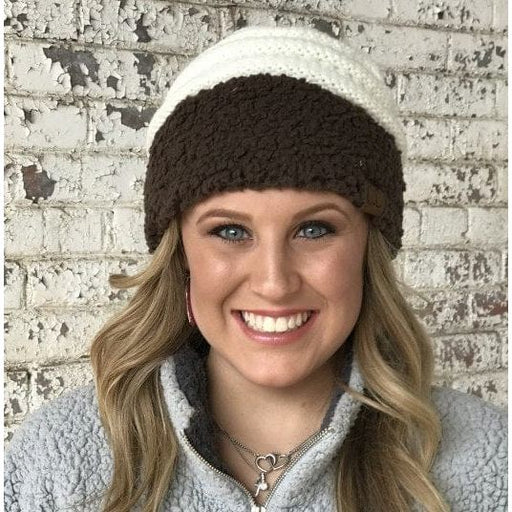 CC Beanie IVORY/BROWN