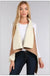 Reversible Shawl Collar Faux Suede Vest with Sherpa Lining