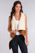 Reversible Shawl Collar Faux Suede Vest with Sherpa Lining