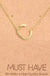 Gold Initial A Pendant Necklace A-Z